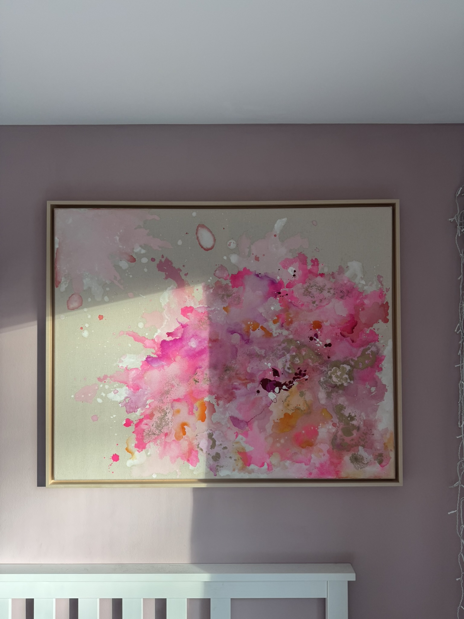 Bloom, 2026, Acryl und Gold auf roher Baumwollleinwand, Ansicht 12